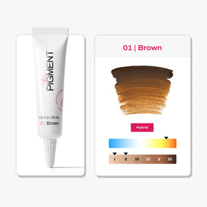 The Pigment - Microblading Pigment - Brown 1 10ml