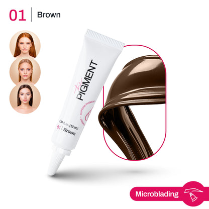 Microblading Pigment - Brown 1 10ml
