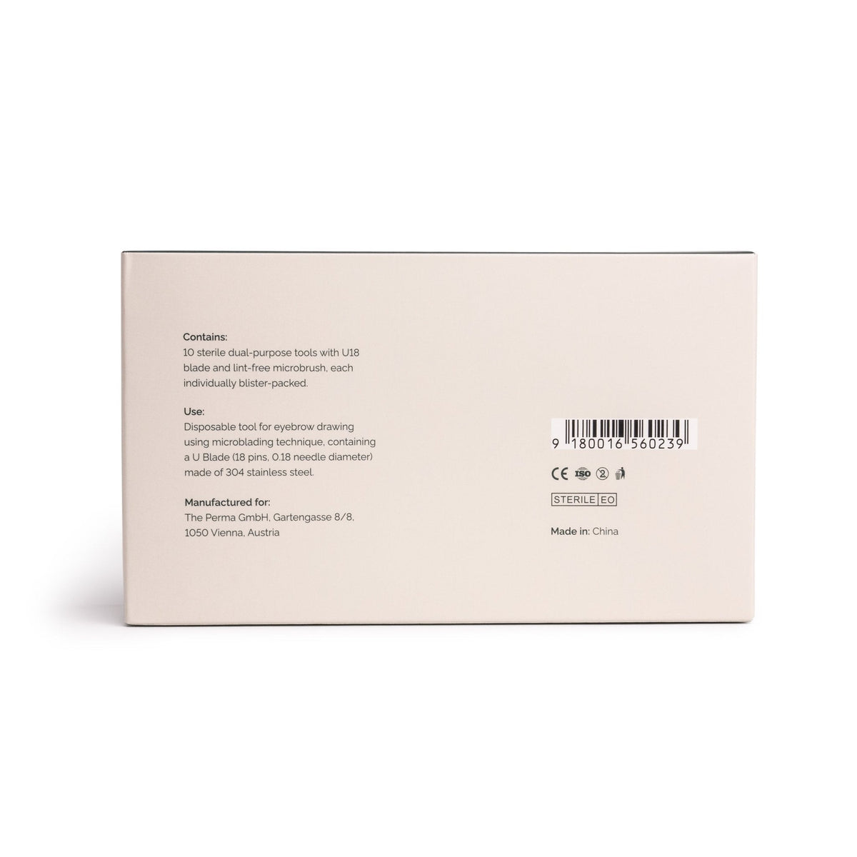 The Perma - Microblading Disposable Tools 10pcs - U18 0.18 - mrpmu