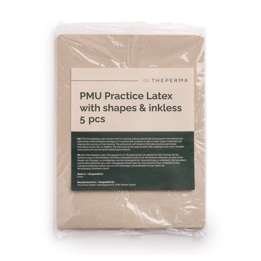 The Perma - PMU Practising Latex printed shape and outlines & inkless - 5pcs - mrpmu